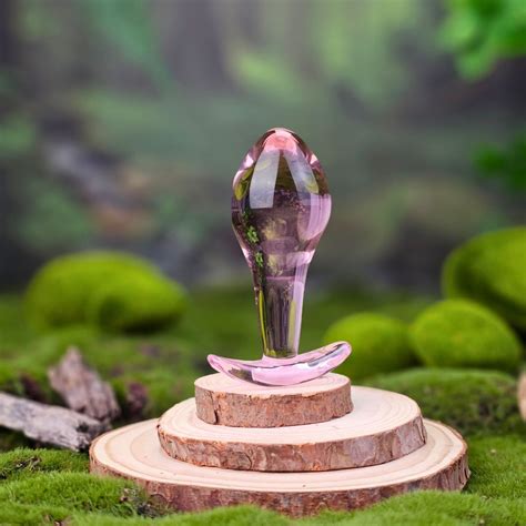 Pink Glass Sensual Wearable Anal Play Butt Plug Beginner Anal Sex Toys Etsy