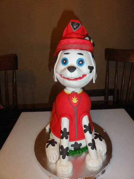 Marshall Paw Patrol Cake | Paw patrol cake, Marshall paw patrol ...