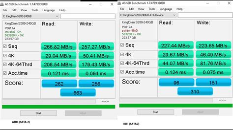 SSD AHCI And IDE Speed Comparision YouTube