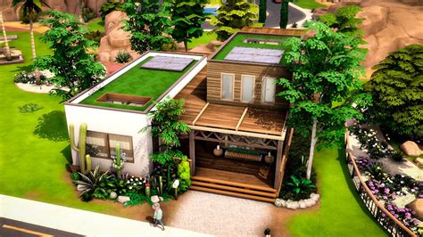 CASA ECOLÓGICA PARA CASAL THE SIMS 4 NOCC YouTube