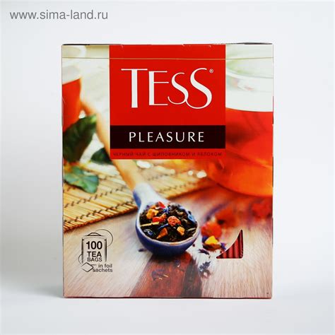 Чай Tess Pleasure, black tea, 100 х 1.5 г (1609992) - Купить по цене от ...