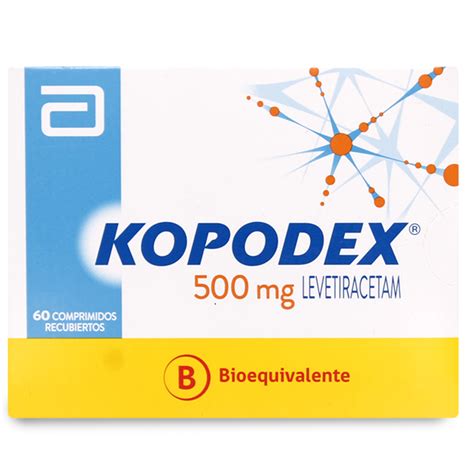 Kopodex Levetiracetam Mg Comprimidos Recubierto Cruz Verde