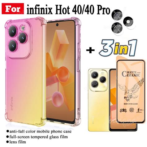 Caixa Para Celular Em Infinix Hot I Anti Queda Pro Play I G Pel Cula De Vidro