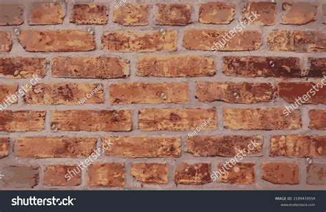 Vektor Stok Brick Wall Texture Block Vector Background Tanpa Royalti