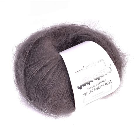 Пряжа Lana Gatto Silk Mohair 6030 Мокко – Lana Eterna