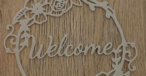 Door Hanging Welcome By Impacterdiy Download Free Stl Model