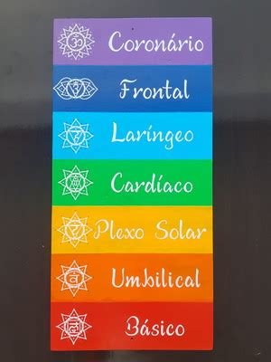 Placa Externa Para Jardim Os S Mbolos Dos Sete Chakras Elo