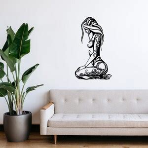 Metal Wall Decor Metal Women Home Decor Naked Women Home Decor Minimalist Line Art Line Wall