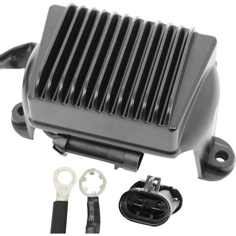 Drag Solid State Black Voltage Regulator For Harley Touring 02 03 Repl