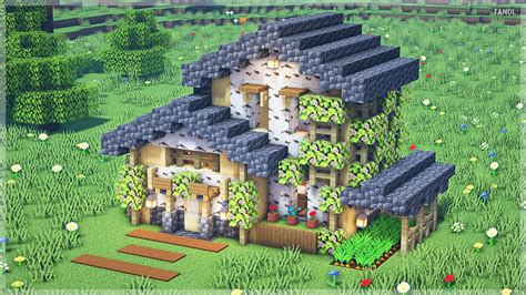 Minecraft How To Build A Cute Birch House Youtube