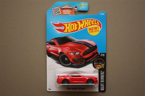 Hot Wheels Nightburnerz Ford Shelby Gt R Red