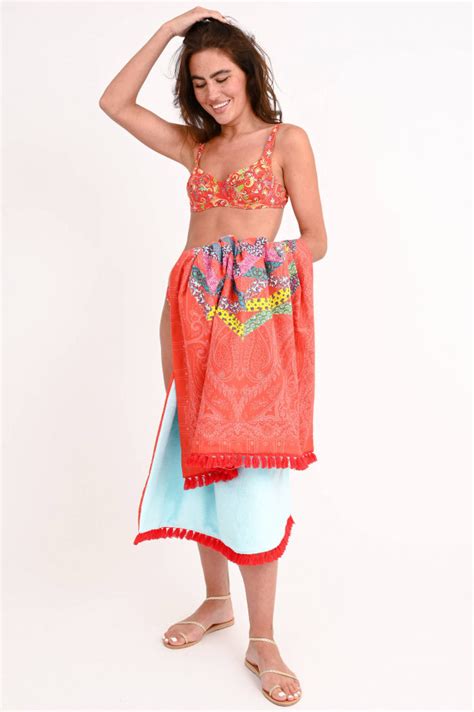 Etro Bikini Mit Paisleymuster In Rot Gruener At