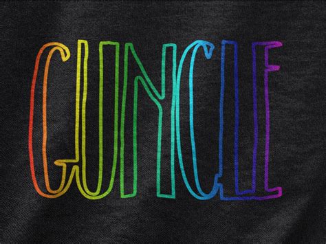 Guncle T Shirt Rainbow Gifts Gay Uncle Shirt Etsy