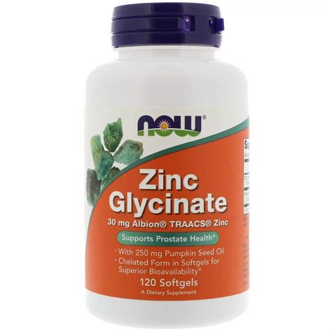 Глицинат цинка в капсулах: купить витамин Zinc Glycinate 120 таблеток ...