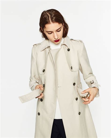 Water Resistant Trench Coat New In Woman Zara United States Outerwear Women Trench Coat