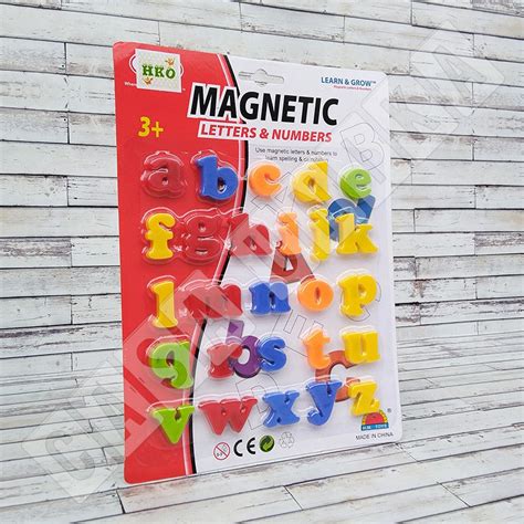 Jual Huruf Abjad Kecil Magnet Mainan Edukasi Anak Magnetic Letters