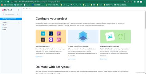 vue 组件库 storybook理解storybook实践