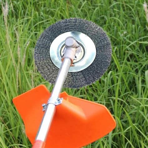 Forestry - 6 Inch Steel Wire Weed Wheel Trimmer Blade Lawn Mower ...