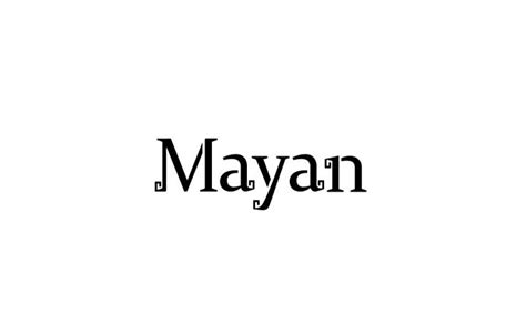 Mayan Font Free Download Font Sonic