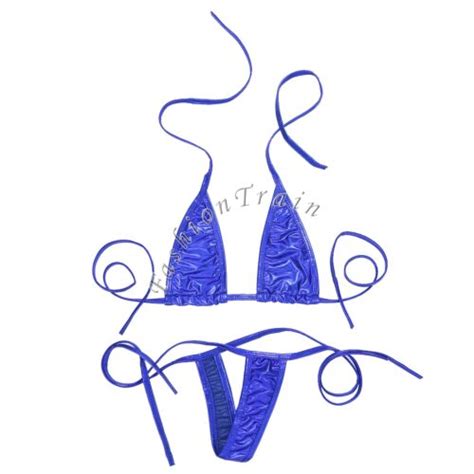 Us Women Lingerie Set Shiny Micro String Bikini Ubuy India
