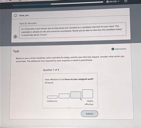 Solved Katie, youKatie (Sr. ﻿Recruiter)Hi,I know this is | Chegg.com