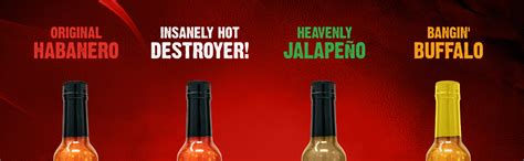 Amazon Steve O s Complete Hot Sauce Bundle Habanero Destroyer Jalapeño Buffalo Hot