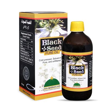 Large Oz Bottle Of Pure Cold Pressed Black Seed Oil Nigella Sativa