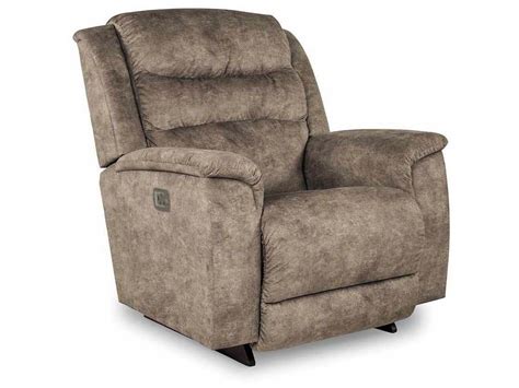 Lazboy 10u776 Living Room Redwood Power Rocking Recliner With Headrest Hickory Park Furniture