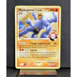 Mackogneur Gym Leader Platine Rivaux Mergeants Carte Pokemon