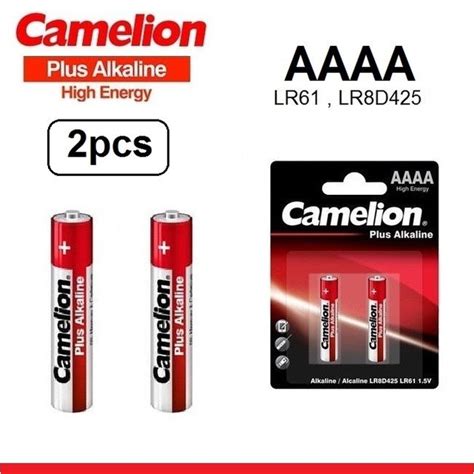 Jual Baterai AAAA Camelion Plus Alkaline A4 LR61 Isi 2pcs Shopee