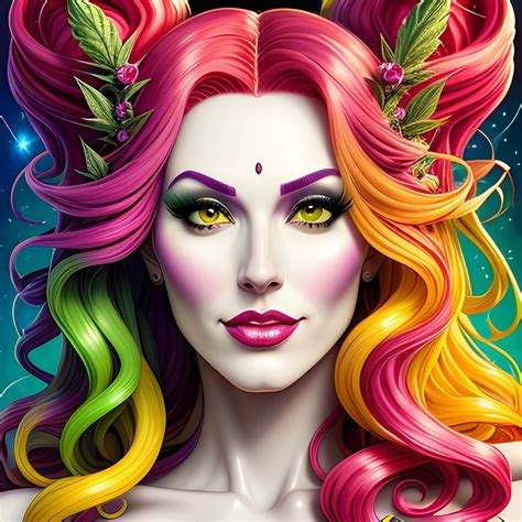 comic book version of young Strawberry Shortcake / Rainbow Brite face