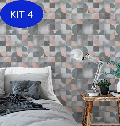 Kit Papel De Parede Adesivo Grafite Nude Azulejo Cozinha Parcelamento Sem Juros