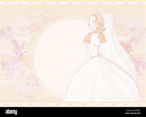 beautiful bride background stock photo alamy