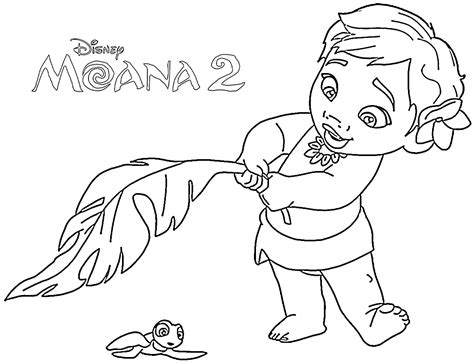 Desenhos para colorir: Moana