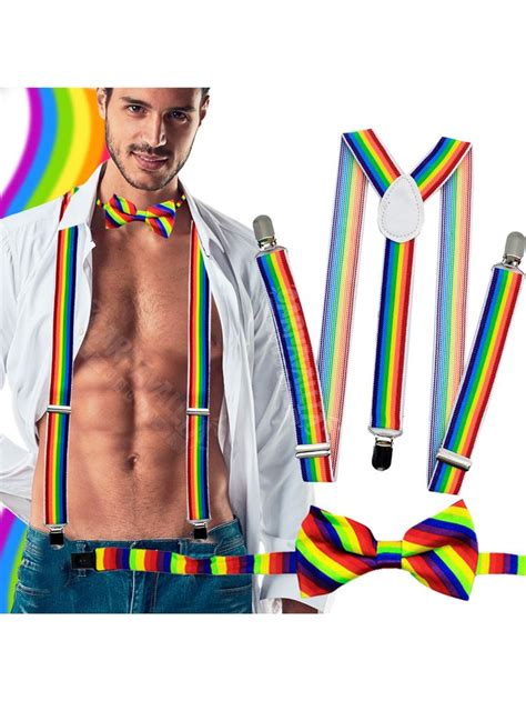 Tirantes Mo O P Adulto Bandera Orgullo Gay Pride Lgbt Ne N Moda De