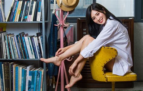 Wallpaper Smile Brunette Asian For Mobile And Desktop Section