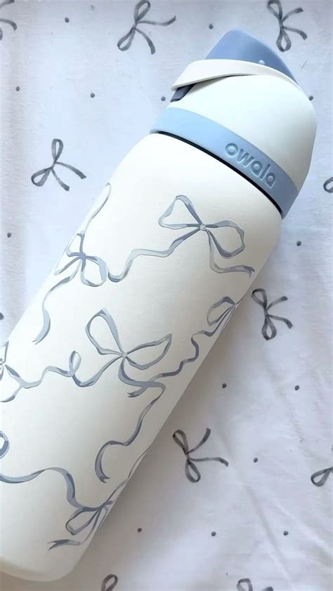 Freesip Bow Print Water Bottle In Water Bottle Trendy Water