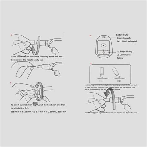Safelan Auto Lancing Device Wireless Type Acupuncture Buy