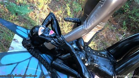 Busty Babe Latex Lara Gets Her Pussy Smashed By A Guy Outdoors 15 Photos