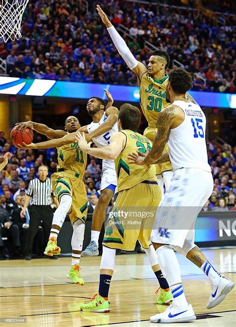 Kentucky Andrew Harrison In Action Layup Vs Notre Dame Demetrius