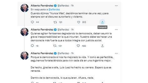 Alberto Fernández Cargó Contra Luis Juez Por Sus Dichos Sobre La