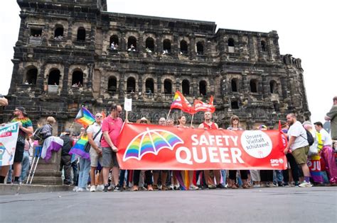 Christopher Street Day Gay Bisexual And Lesbian Parade Pride Month Rainbow Flag Equal