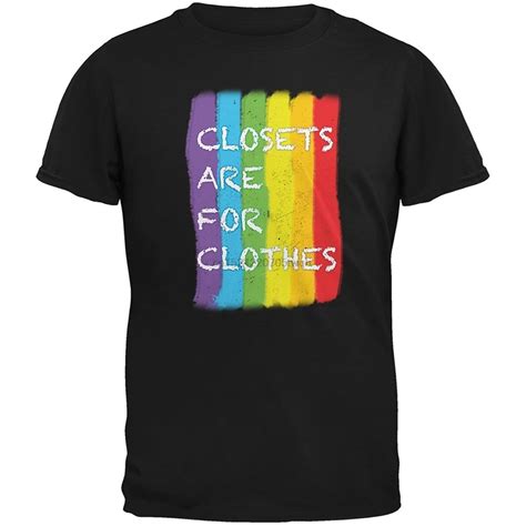 LEQEMAO Summer The New Fashion For Short Sleeve Gay Pride Lgbt Closets Are For Clothes Black