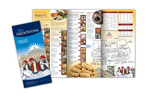 Greek Fest Brochure Printing Madison Creative