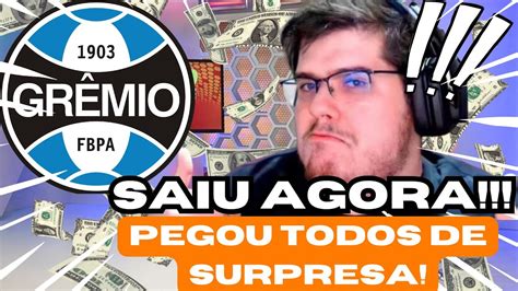 🚨🚨bombaa🚨🚨bomba Urgente Saiu Na Agora Por Essa Ninguem Esperava Ultimas Noticias Do Gremio