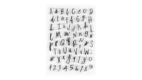 Stamp Set Heidi Handwritten Alphabet Heidi Swapp Shop