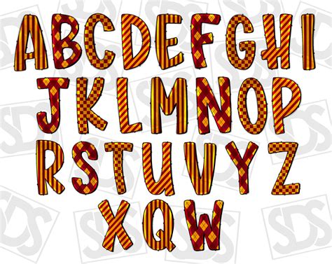 Magic School Alphabet PNG Red Magic Alphabet Sublimation - Etsy Australia