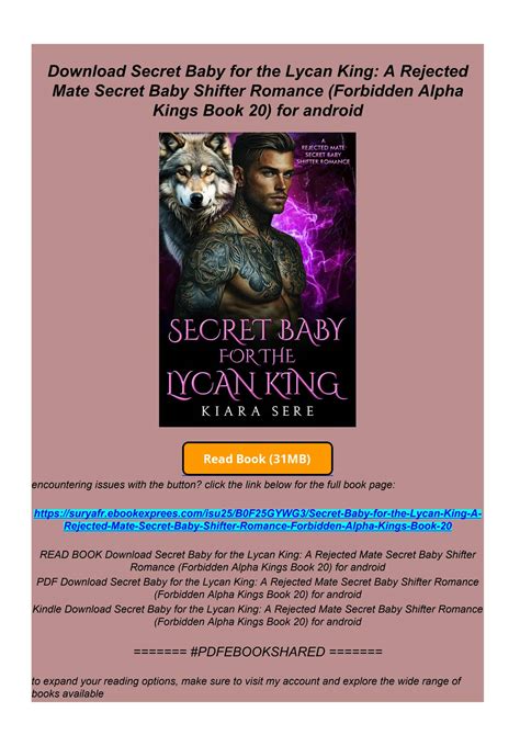 Download Secret Baby for the Lycan King: A Rejected Mate Secret Baby