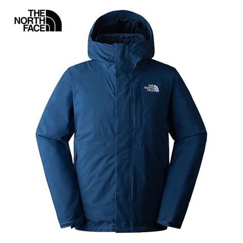 【the North Face 官方旗艦】北面男款藍色dryvent防水透氣保暖連帽三合一外套｜81rn926 外套 Yahoo奇摩購物中心