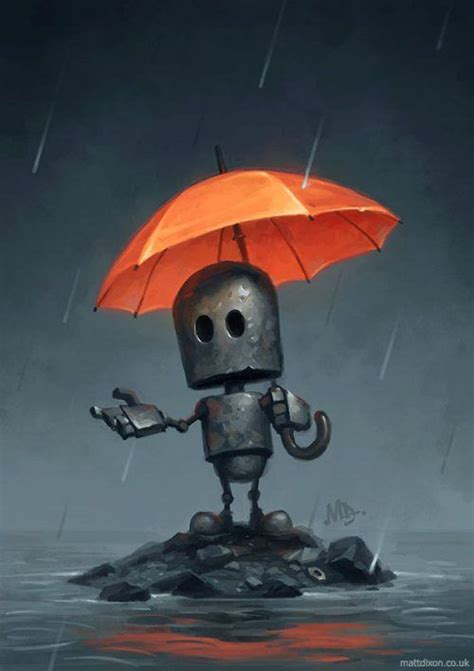 Милые роботы от Мэтта Диксона / Я - суперпупер Illustration Mignonne ...